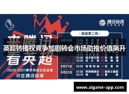 英超转播权竞争加剧转会市场助推价值飙升